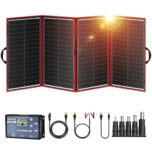 kit solar Plegable DOKIO 100w