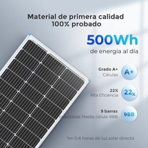 Panel Solar Renogy 100w